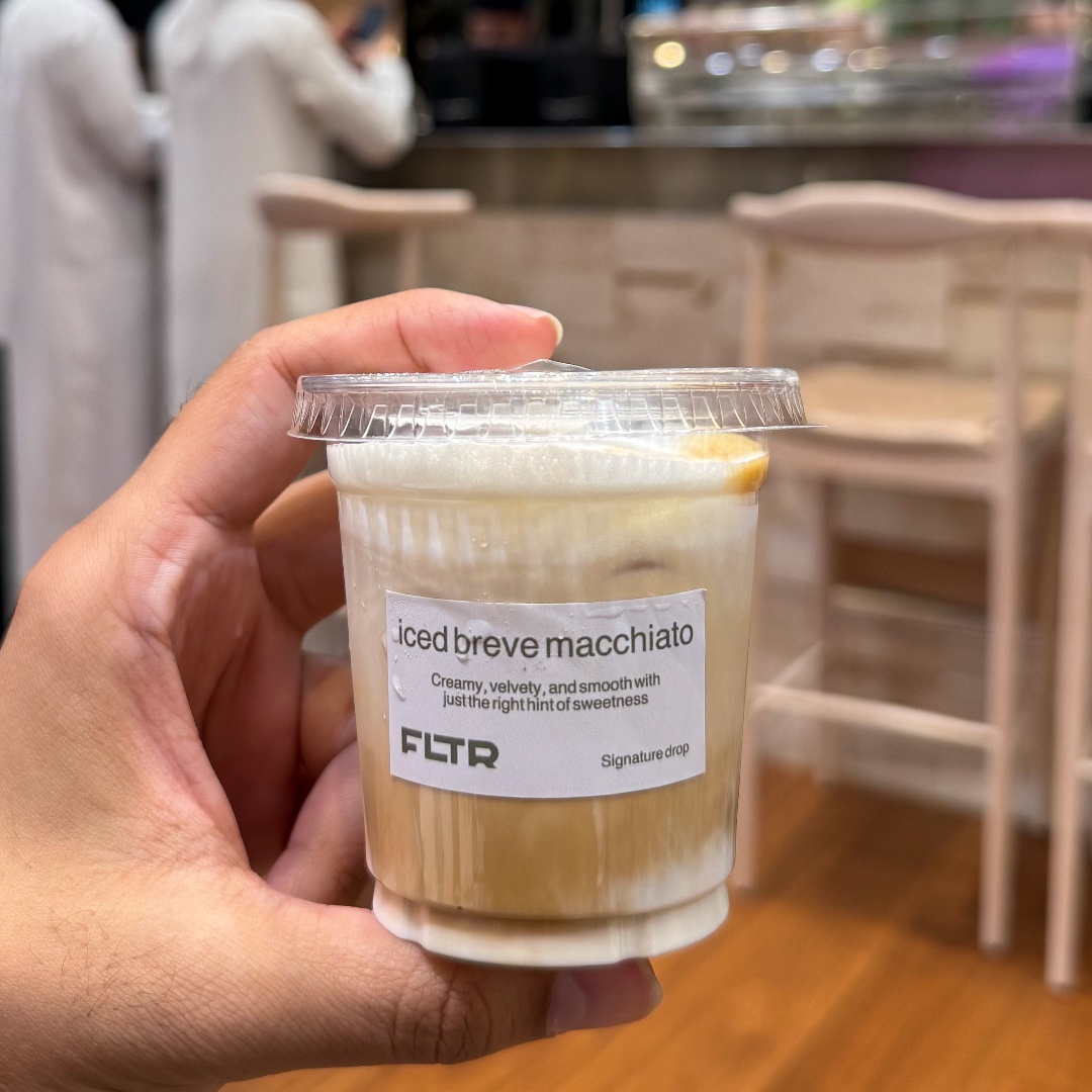 Iced Breve Macchiato at FLTR (Dubai Mall), Dubai Mall