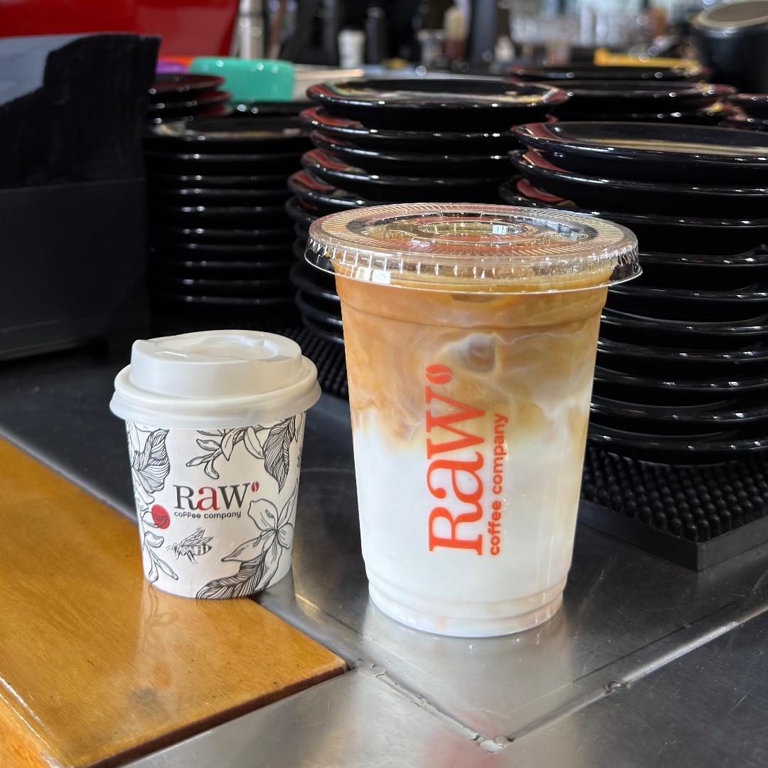 Iced Latte at RAW Coffee Company, Al Quoz