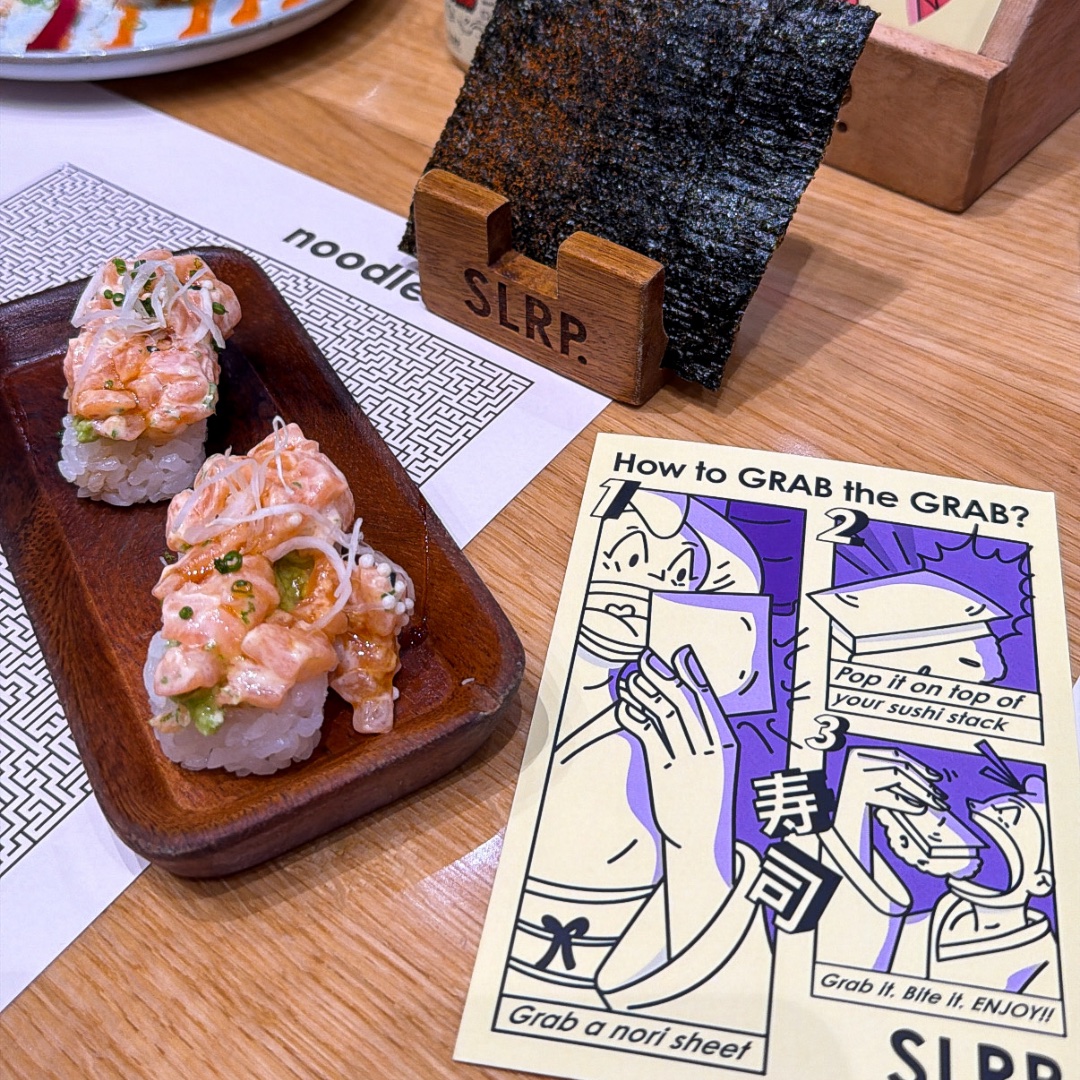 Salmon Grab at SLRP by 3Fils, Downtown Dubai