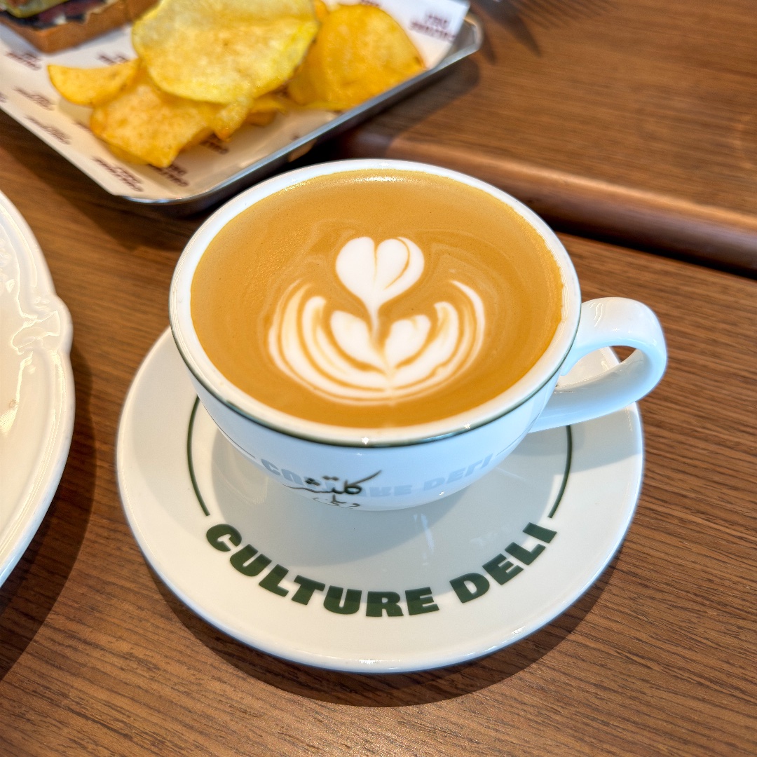 Flat White at Culture Deli, Al Wasl