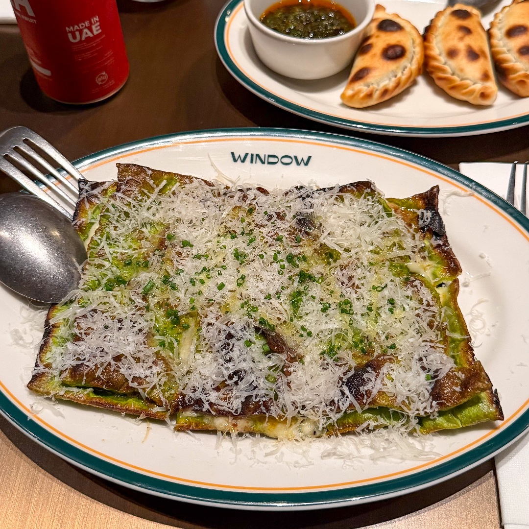 Smoky Bolognese Lasagna at Window, Al Quoz