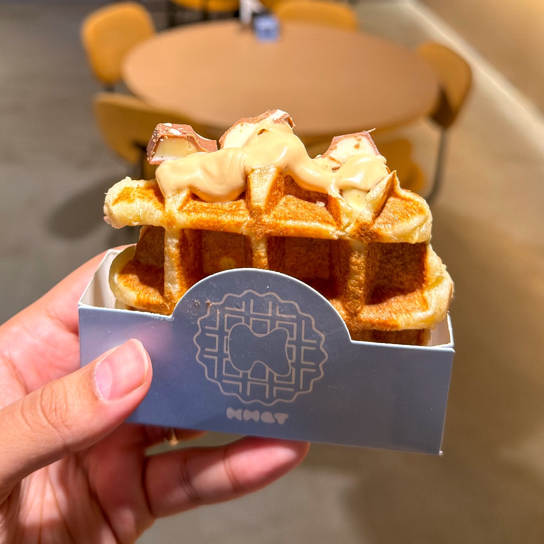 Kinder Waffle at Knot Bakehouse, Jumeirah