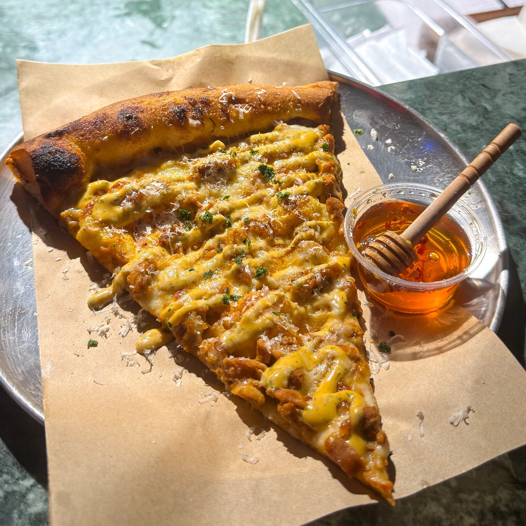 Saucy Chick at Pull Me Pizzeria, Nad Al Sheba